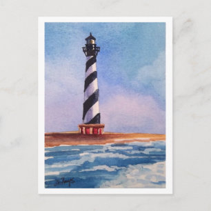 Cape Hatteras Lighthouse-vykort Vykort