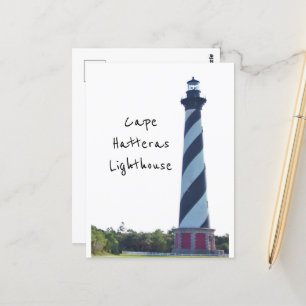 Cape Hatteras Lighthouse-vykort Vykort