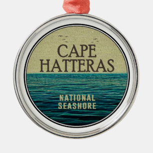 Cape Hatteras National Seashore Ocean Birds Julgransprydnad Metall