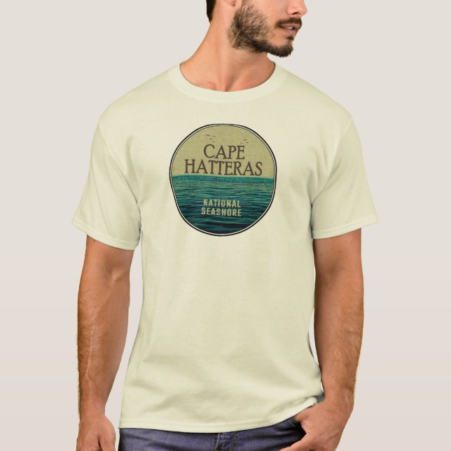 Cape Hatteras National Seashore Ocean Birds T Shirt (Framsida)