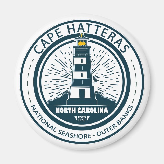 Cape Hatteras National Seashore Outer Banker Magnet (Framsidan)