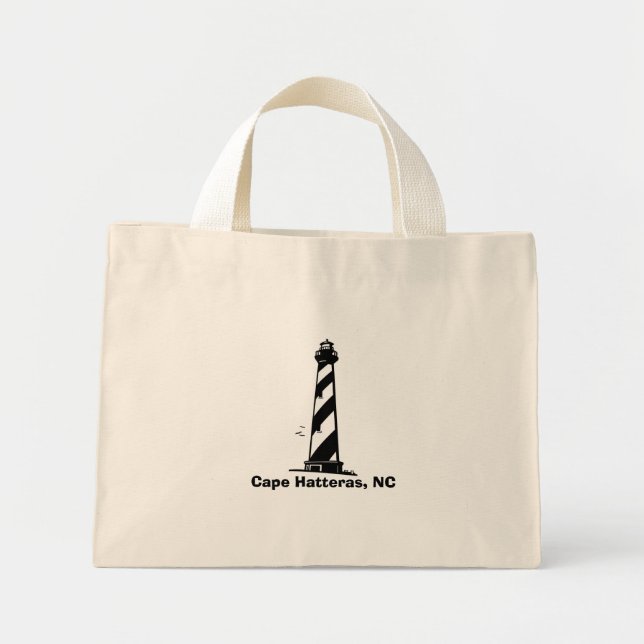 Cape Hatteras, NC - fyr Mini Tygkasse (Framsidan)