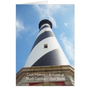 Cape Hatteras Outer Banker NC Lighthoucard Card Hälsningskort