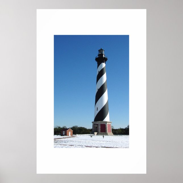 Cape Hatteras Snö Poster (Framsidan)