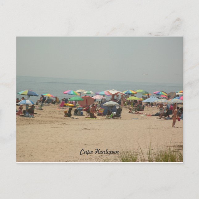 Cape Henlopen Beach-vykort Vykort (Framsida)