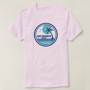 Cape Henlopen Delaware Handflatan Träd Birds T Shirt