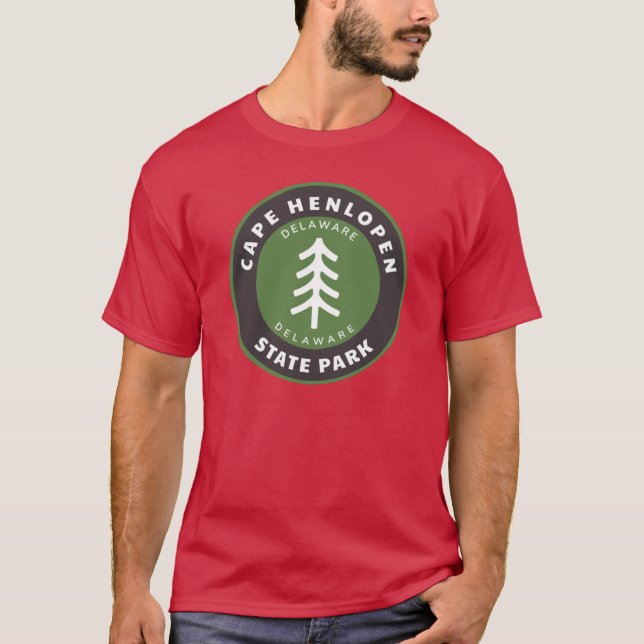 Cape Henlopen State Park Delaware DE Mountain Fore T Shirt (Framsida)