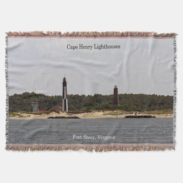 Cape Henry fyrar kastar filt (Framsidan)