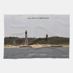 Cape Henry fyrar kökshandduk