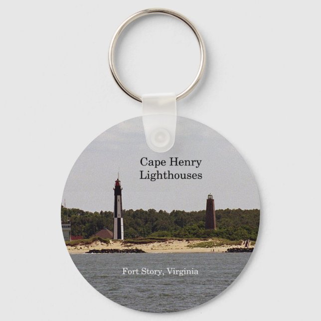 Cape Henry Lighthouse nyckelring (Framsida)