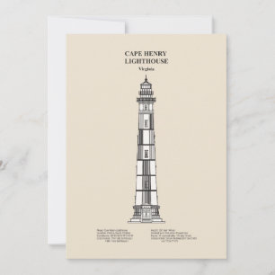 Cape Henry Lighthouse - Virginia - SBD Tack Kort