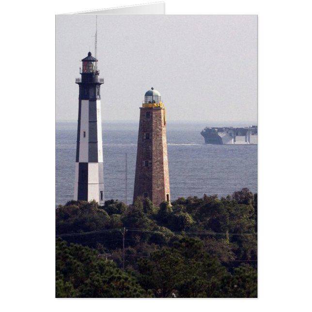 Cape Henry Lighthouses Hälsningskort (Framsidan)
