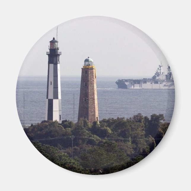 Cape Henry Lighthouses Magnet (Framsidan)