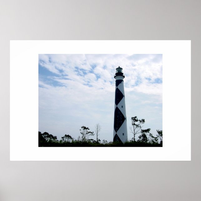 Cape Lookout-fyren Poster (Framsidan)