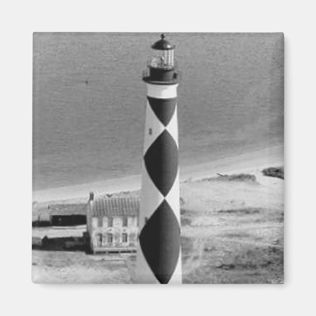 Cape Lookout Lighthouse Magnet (Framsidan)