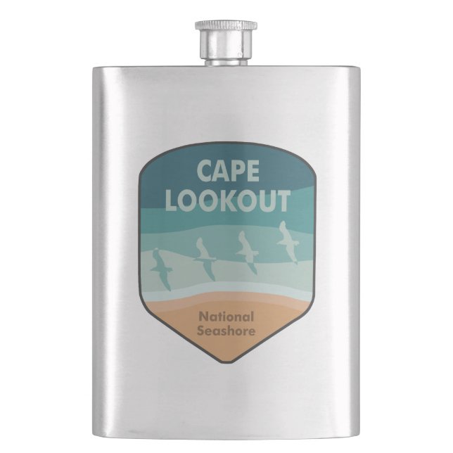 Cape Lookout National Seashore Fiskmåsar Fickplunta (Framsidan)