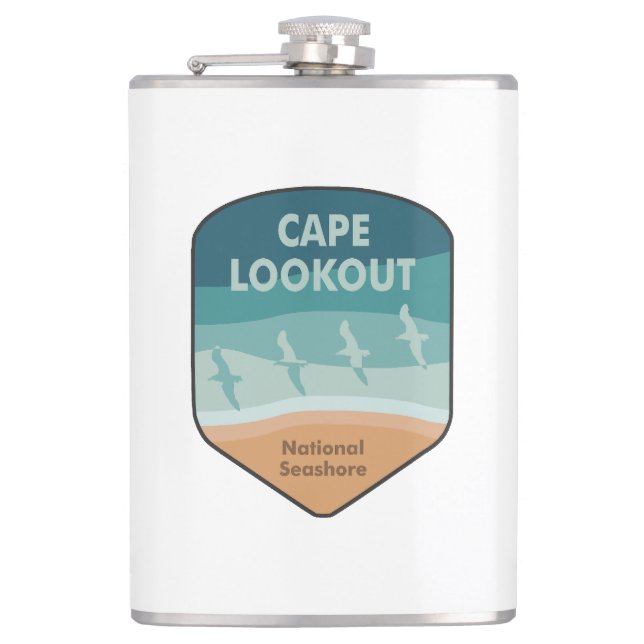 Cape Lookout National Seashore Fiskmåsar Fickplunta (Framsidan)