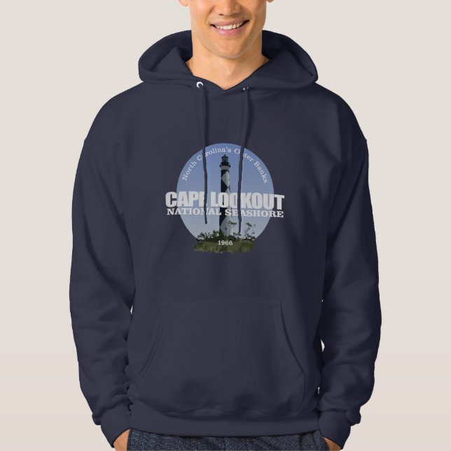 Cape Lookout National Seashore Hoodie (Framsida)
