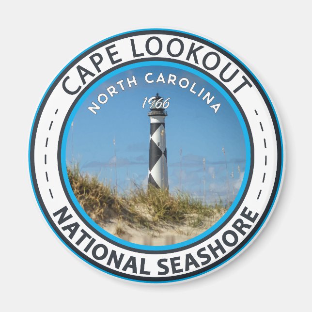 Cape Lookout National Seashore North Carolina Magnet (Framsidan)