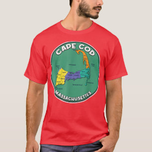 Cape Massachusetts Boston Hyannis Dennis Ocean Cap T Shirt