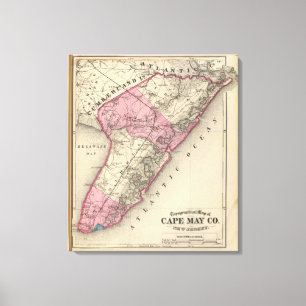 Cape May County NJ Canvastryck