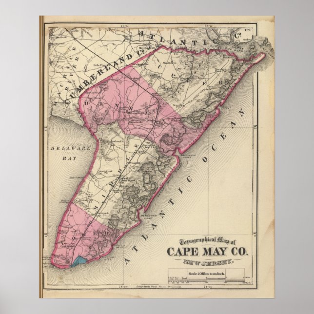 Cape May County, NJ Poster (Framsidan)