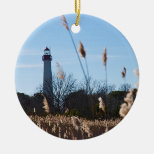 Cape May fyr Julgransprydnad Keramik