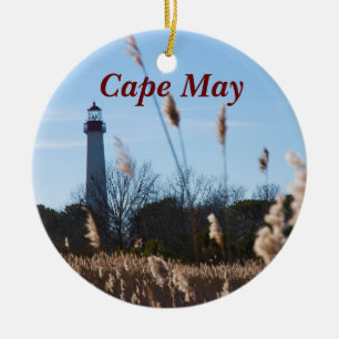 Cape May fyr Julgransprydnad Keramik