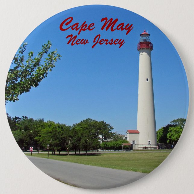 Cape May fyr Knapp (Framsida)