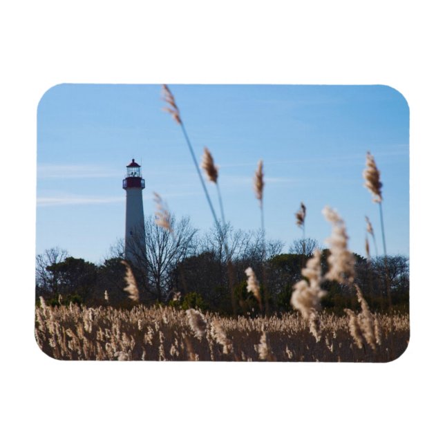 Cape May fyr Magnet (Horisontell)