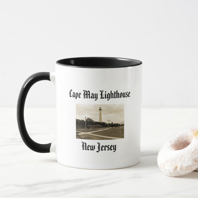 Cape May fyr Mugg (Med munk)