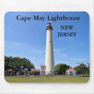 Cape May fyr, New jersey Mousepad Musmatta