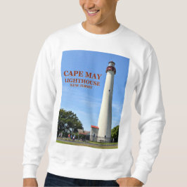 Cape May fyr, New jersey Sweatshirt