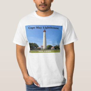 Cape May fyr som är ny - jerseyT-tröja T-shirt