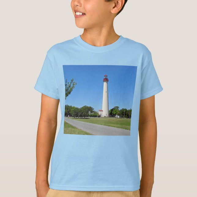 Cape May fyr T Shirt (Framsida)