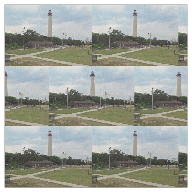 Cape May fyr Tyg (Provkarta)