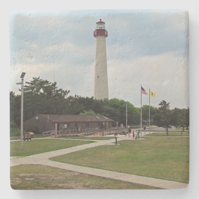 Cape May fyr Underlägg Sten (Framsidan)