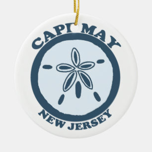 Cape May. Julgransprydnad Keramik