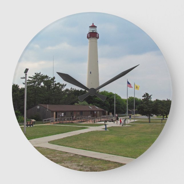 Cape May Lighhouse Stor Klocka (Framsida)