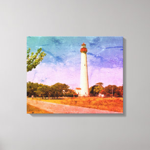 Cape May Lighthouse Canvastryck