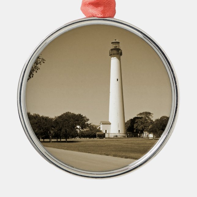 Cape May Lighthouse Julgransprydnad Metall (Framsidan)