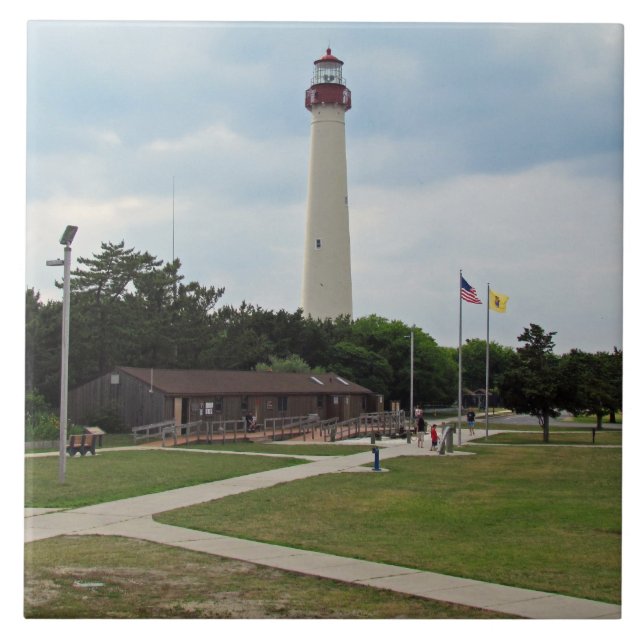 Cape May Lighthouse Kakelplatta (Framsidan)