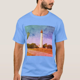 Cape May Lighthouse-Kanvastrycket T Shirt