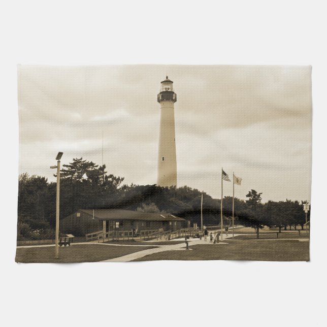 Cape May Lighthouse Kökshandduk (Horisontell)