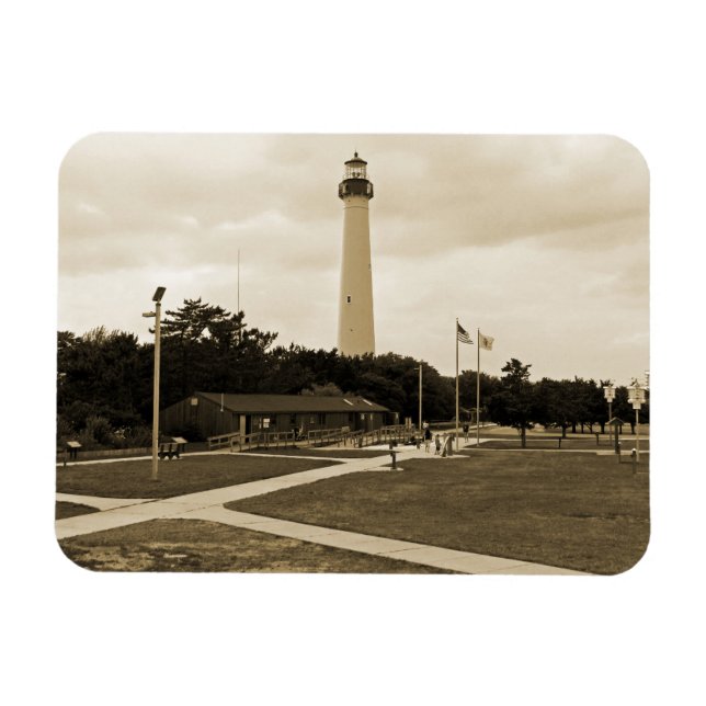 Cape May Lighthouse Magnet (Horisontell)