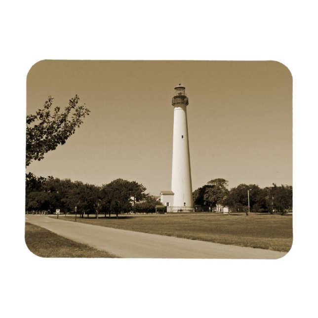 Cape May Lighthouse Magnet (Horisontell)