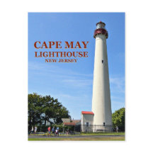 Cape May Lighthouse, New jersey vykort