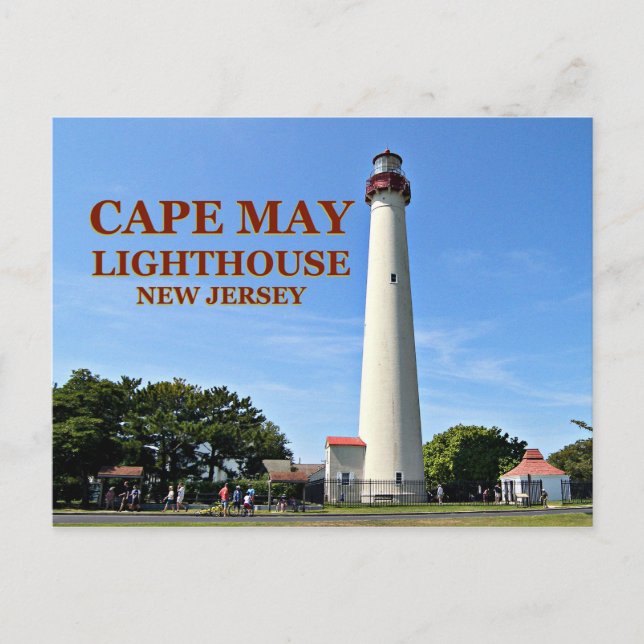Cape May Lighthouse, New jersey vykort (Framsida)