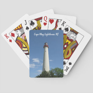 Cape May Lighthouse NJ Öster Kusten Casinokort
