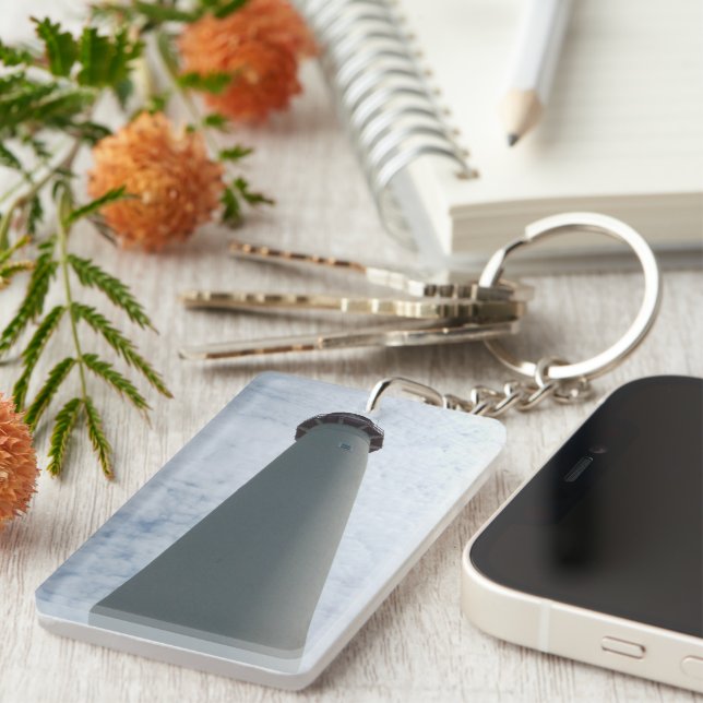 Cape May Lighthouse Nyckelring (Högra Framsidan)